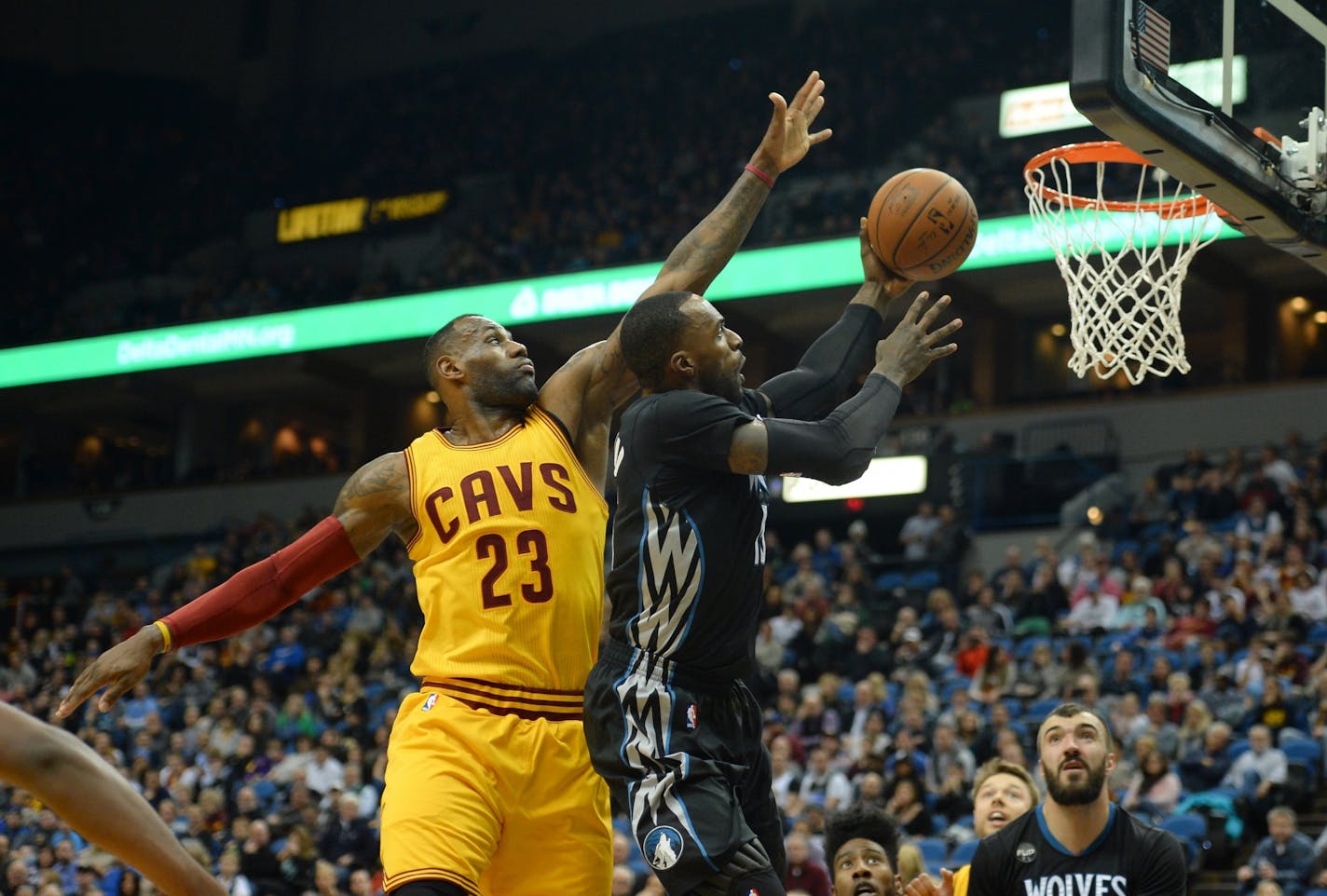 Wolves forward/guard Shabazz Muhammad has averaged 15.4 points on 53.9 percent shooting in his past five games.