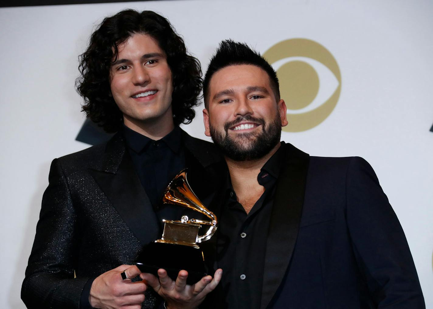 Dan + Shay at the Grammys.