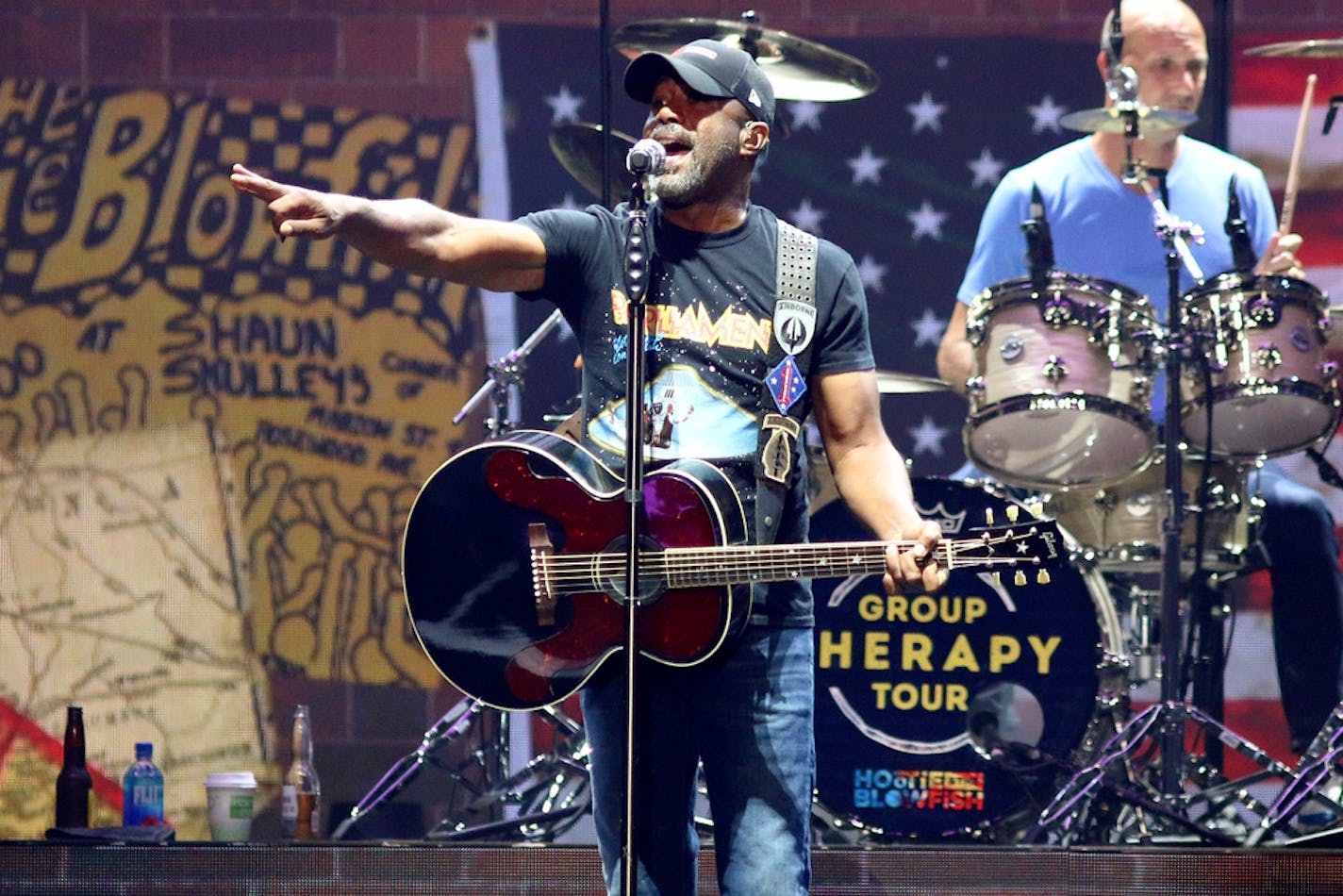 Darius Rucker of Hootie and the Blowfish at a New York concert Aug. 10. The band, which last performed in Minnesota 11 years ago, will play Thursday at the State Fair grandstand.