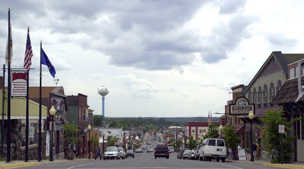 Downtown Ely, Minn., a decade ago. These days, business is not booming.