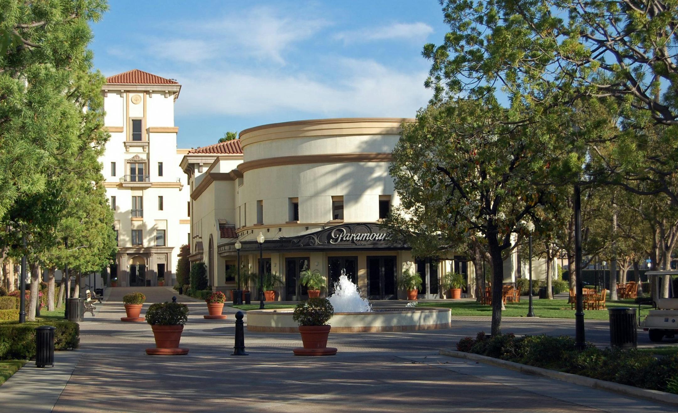 Paramount Pictures sits on 65 acres in Hollywood and includes 30 sound stages. hollywood