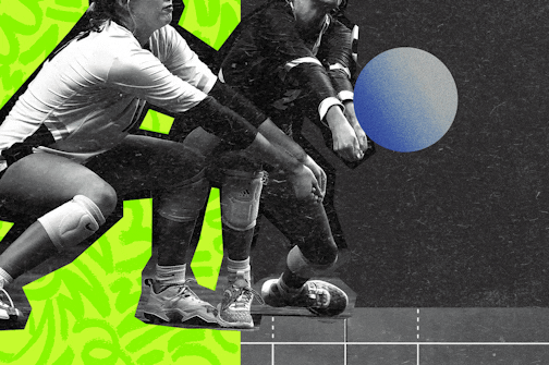 Girls Varsity Volleyball illustration