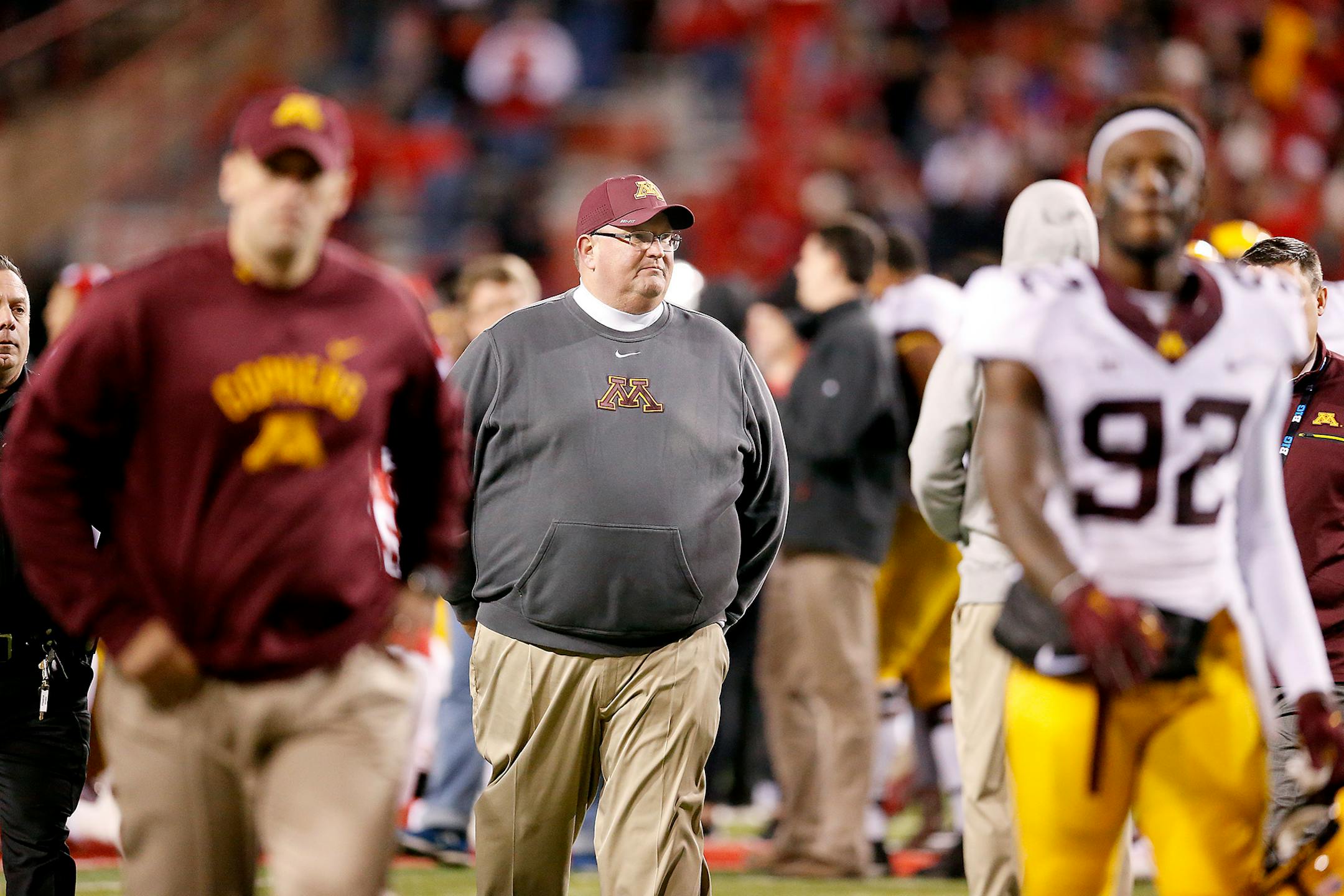 The future of Gophers football coach Tracy Claeys could be on the line Saturday.