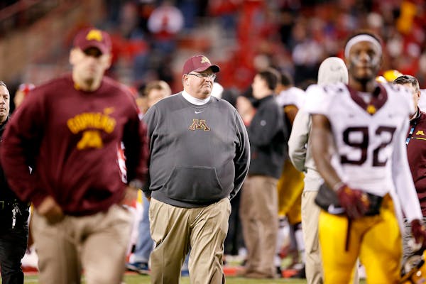 The future of Gophers football coach Tracy Claeys could be on the line Saturday.