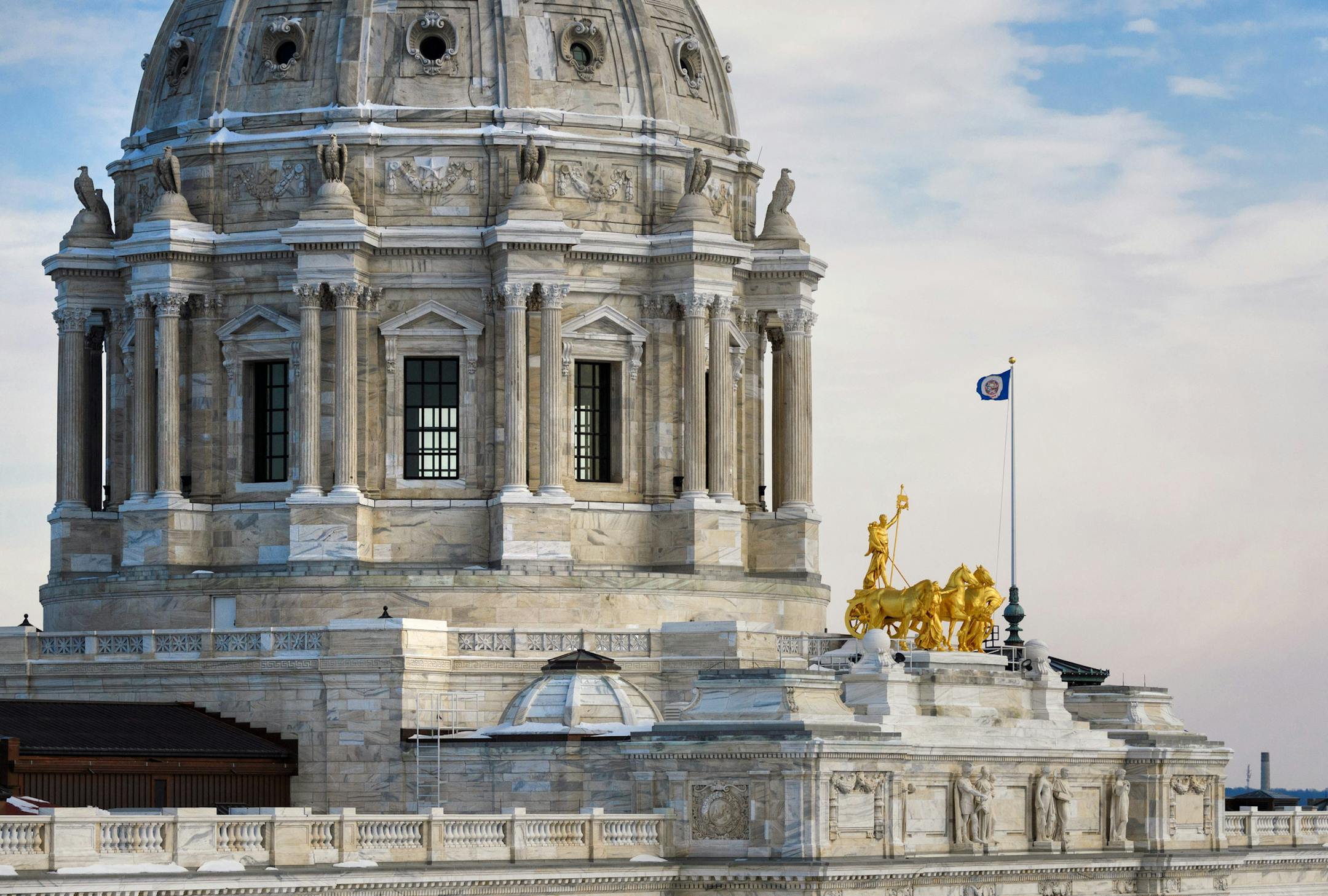The Minnesota State Capitol. ] GLEN STUBBE • glen.stubbe@startribune.com Tuesday, February 13, 2018 The 2018 legislative session will both shape and be shaped by the forthcoming campaign, and a number of candidates for numerous political offices will be in the statehouse mix.EDS, thes eare for pre session preview story on Feb 18 and any appropriate use after that.