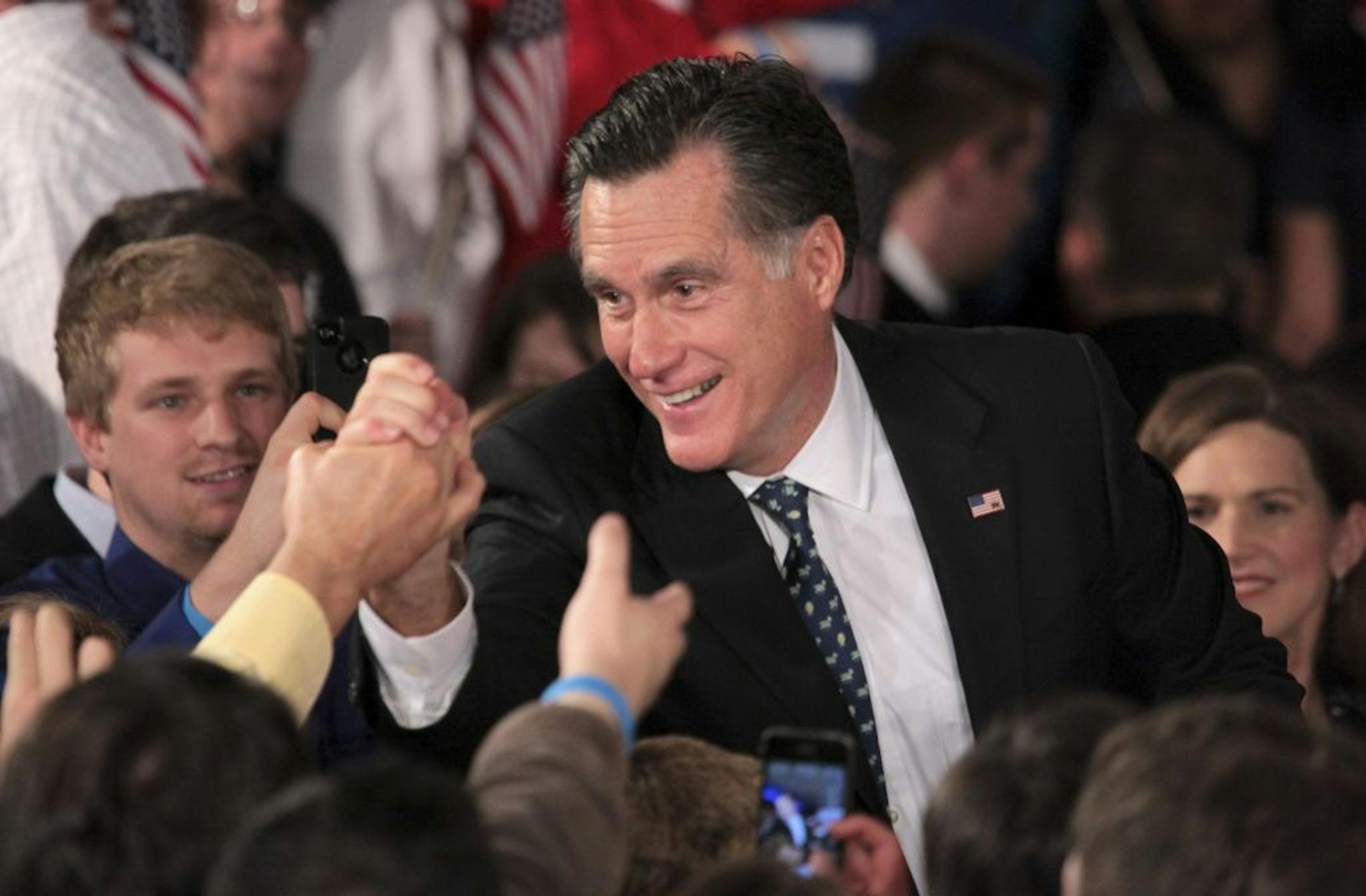 Former Massachusetts Gov. Mitt Romney, on a campaign trail last week in Pensacola, Fla.