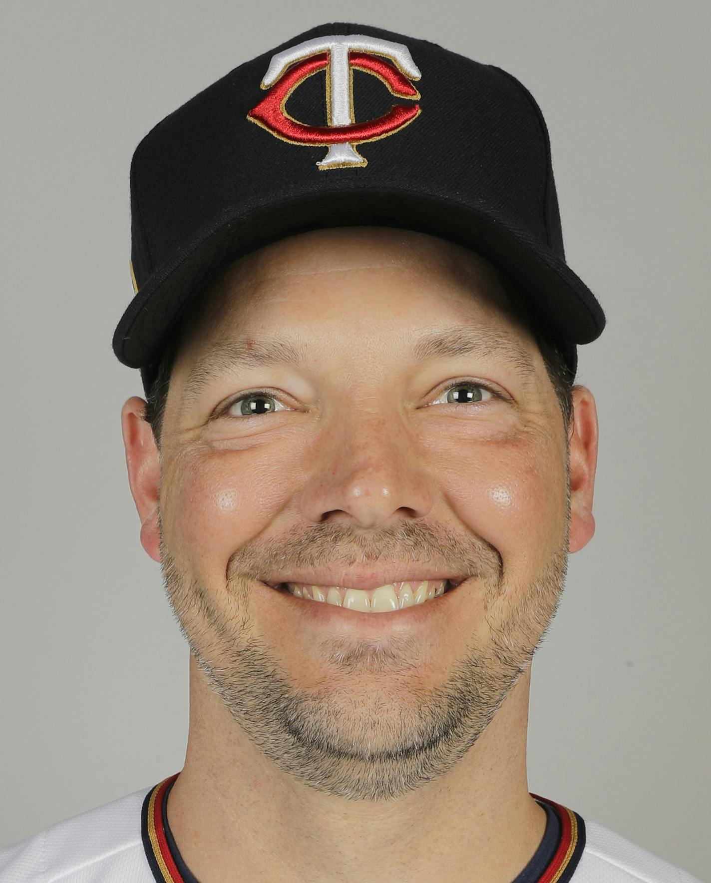 This is a 2020 photo of Rich Hill of the Minnesota Twins baseball team. This image reflects the Twins 2020 active roster as of Thursday, Feb. 20, 2020, when this image was taken. (AP Photo/Brynn Anderson) ORG XMIT: FLBA