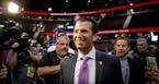 FILE &#xf3; Donald Trump Jr. at the Republican National Convention in Cleveland, Ohio, July 19, 2016. Donald Trump Jr. is said to have arranged a meet