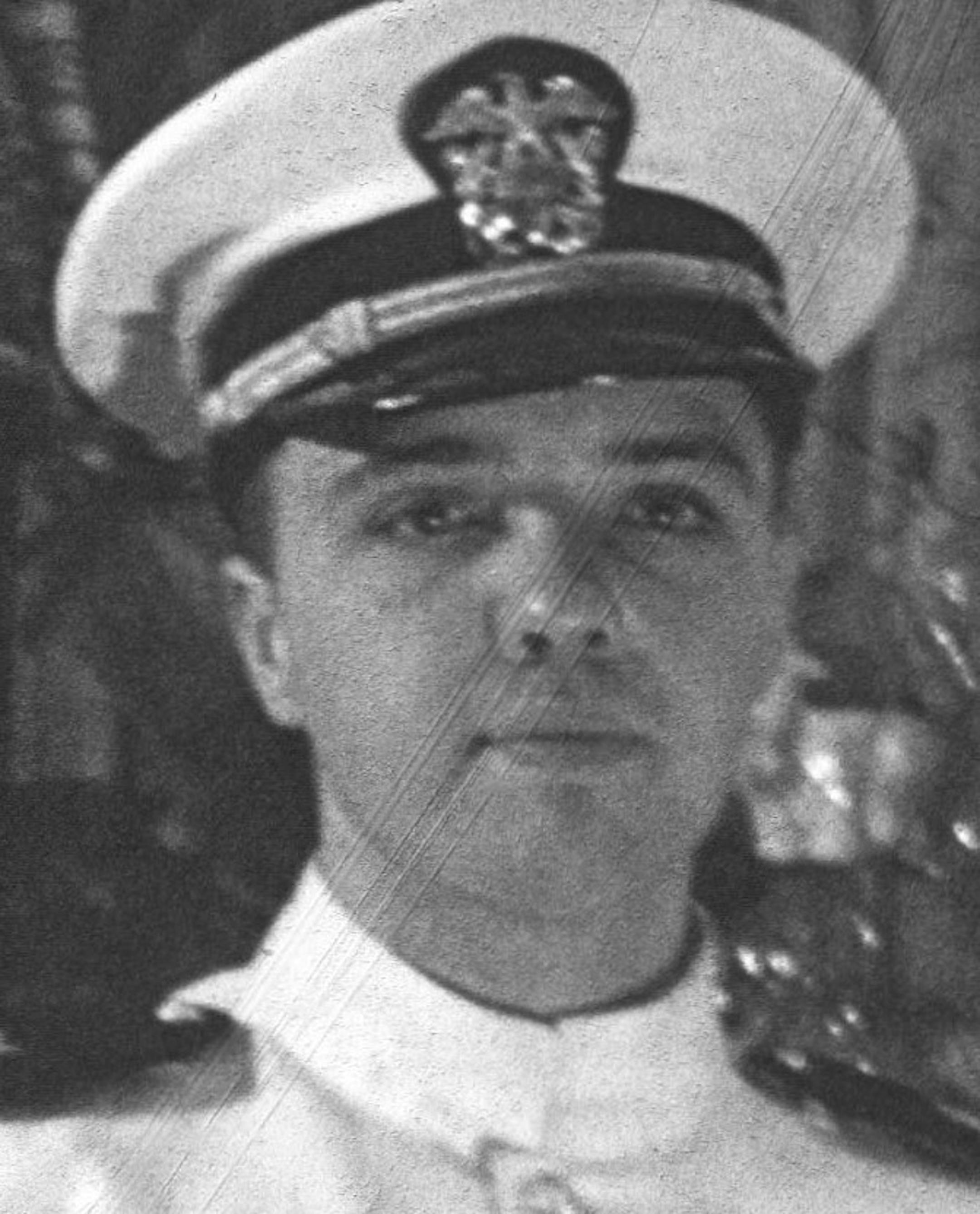 William Downing in his Navy uniform in 1943.