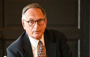 Hennepin County Attorney Candidate Tad Jude speaks during a community conversation on public safety in August 2022 at Studio C near George Floyd Squar