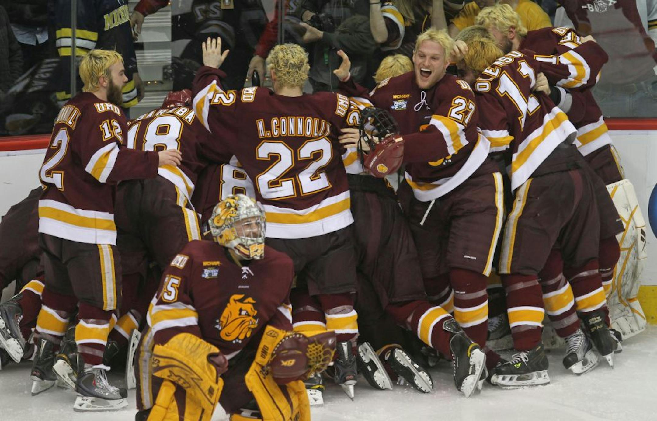 Minnesota Duluth captured its most coveted NCAA championship on April 9 at Xcel Energy Center, when the Bulldogs beat Michigan 3-2 in overtime to win the Frozen Four.