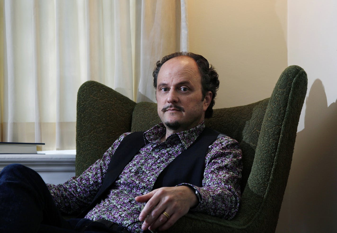 Jeffrey Eugenides at his home in Princeton, N.J.