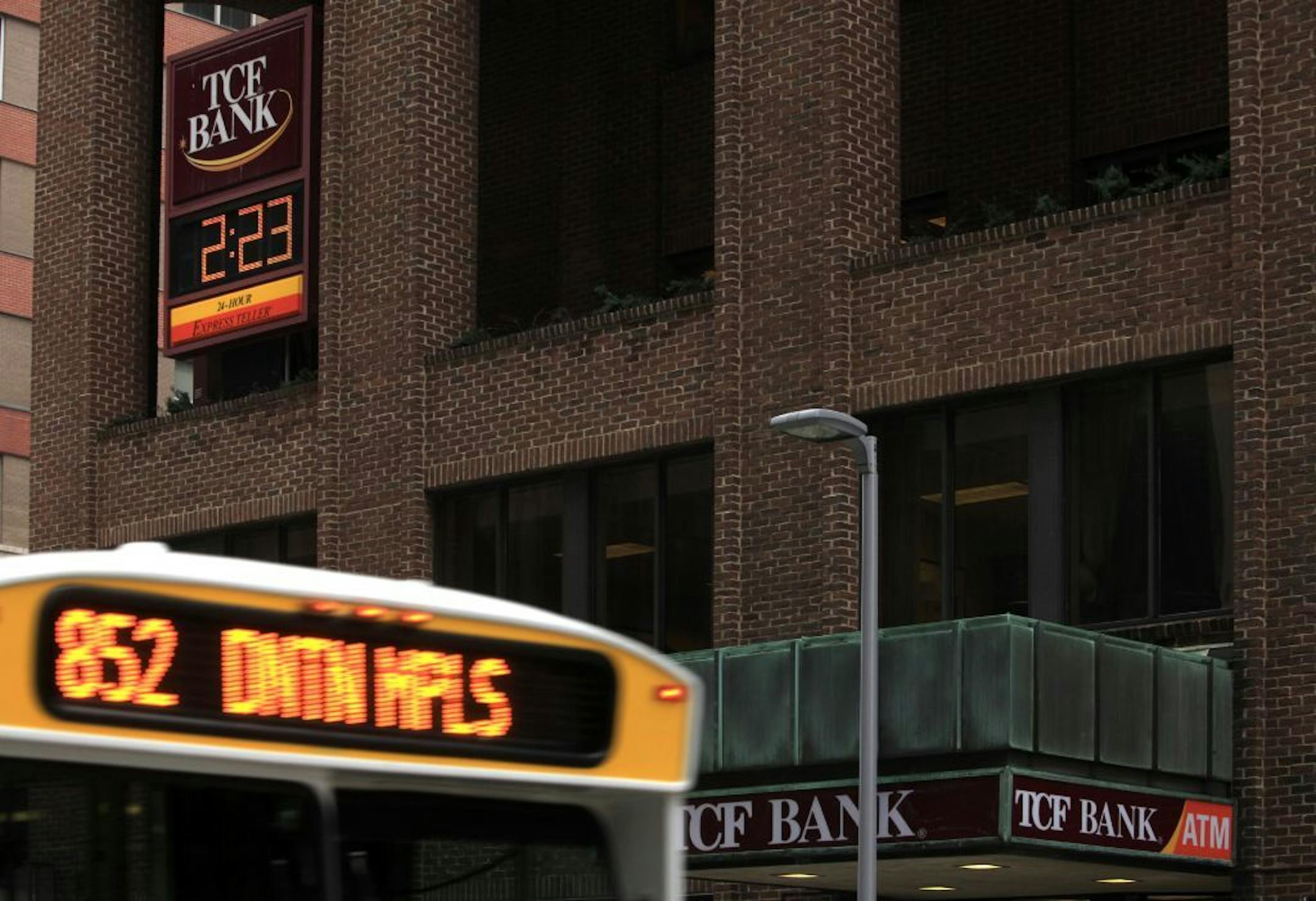 TCF Bank at 121 South Eighth Street in Minneapolis, MN at on October 26, 2012.