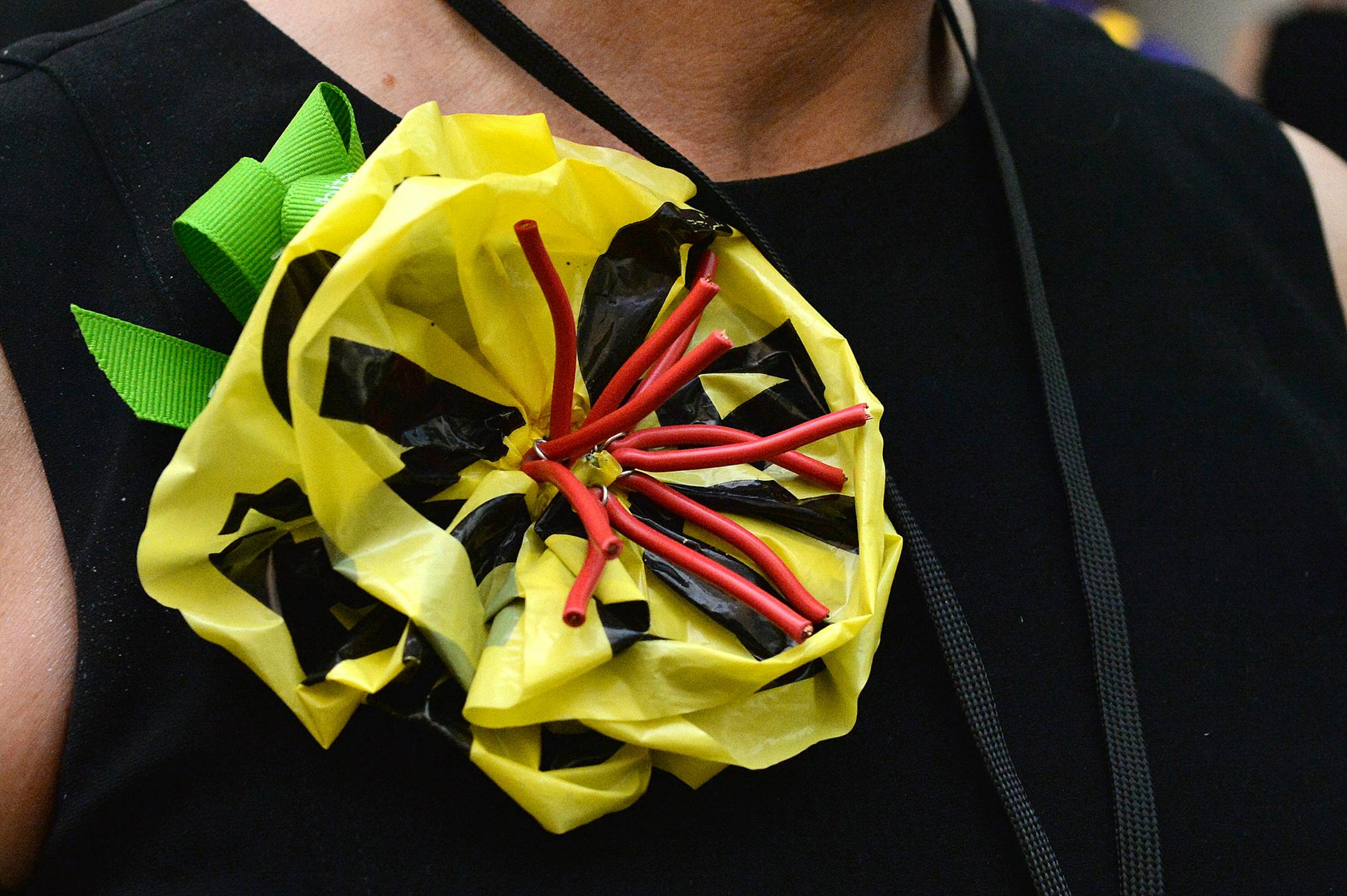 Carla Johnson's hardware couture brooch. ] (SPECIAL TO THE STAR TRIBUNE/BRE McGEE) **Carla Johnson