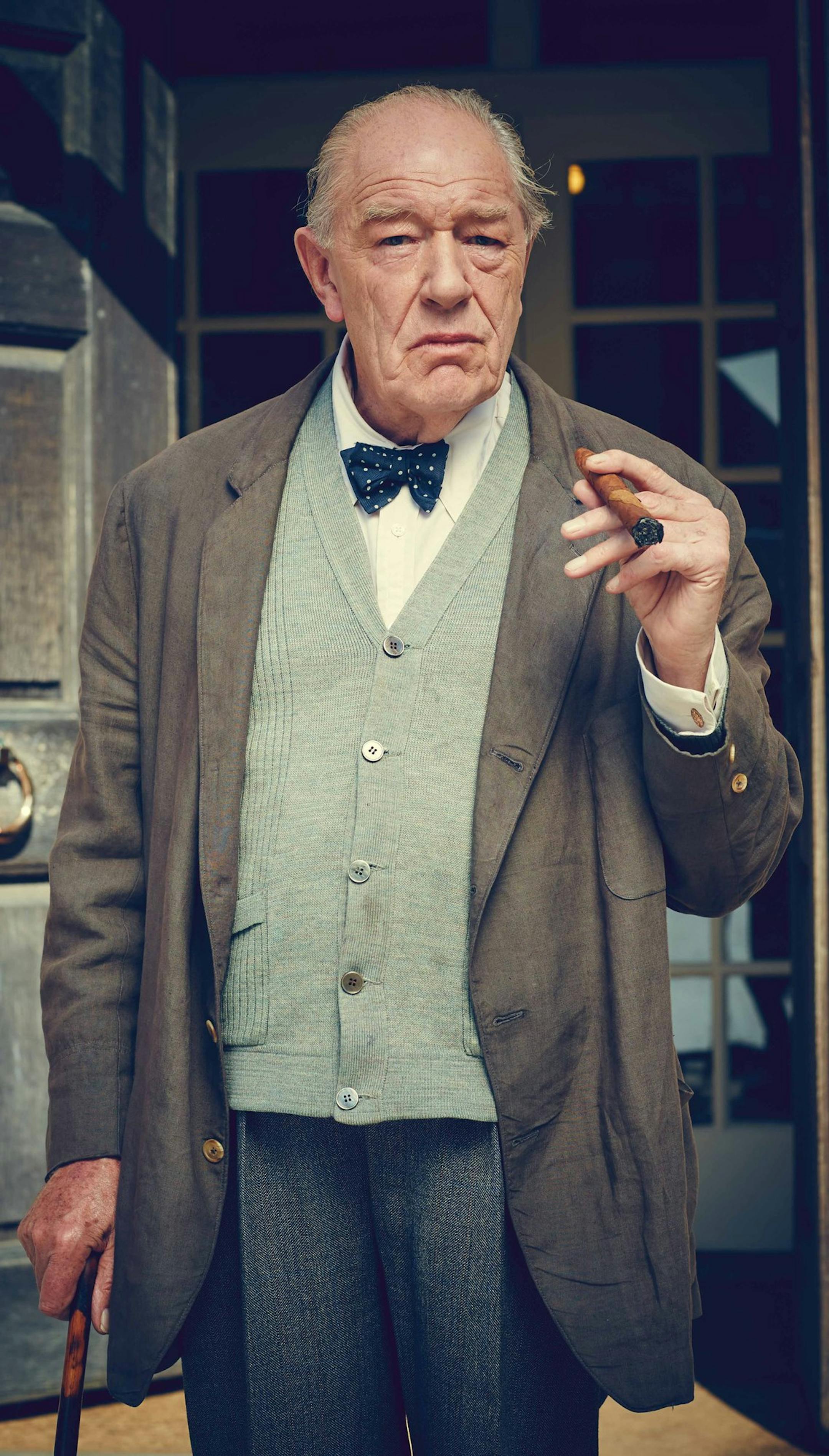 Michael Gambon as Winston Churchill in "Churchill's Secret."
