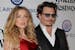 Actors Amber Heard and Johnny Depp attend a gala in January in Culver City, Calif.