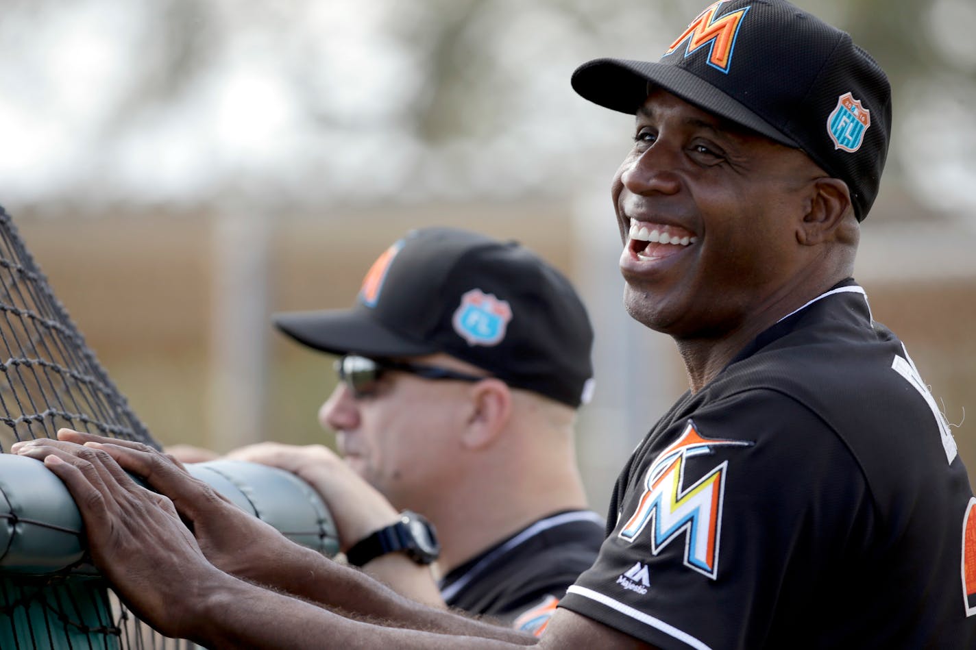 Baseball's career home run leader, Barry Bonds, is now a hitting coach for the Miami Marlins.