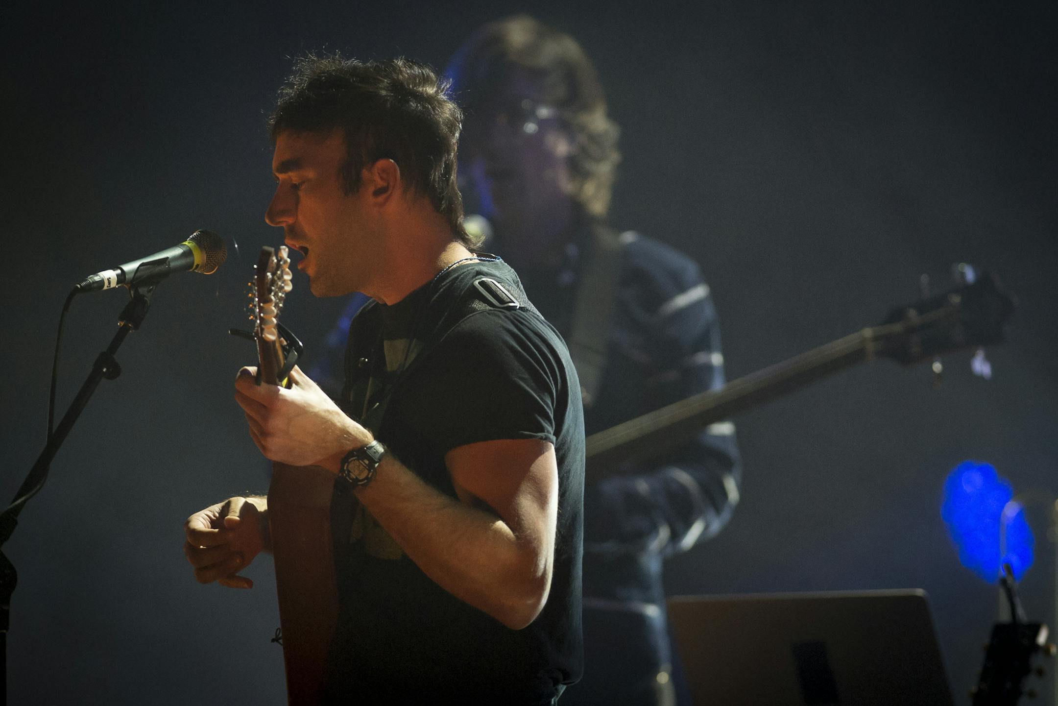 Sufjan Stevens performed Wednesday night at Northrop Auditorium. ] (Aaron Lavinsky | StarTribune) aaron.lavinsky@startribune.com Indie-folk favorite Sufjan Stevens, played a quickly sold-out solo show Wednesday at Northrop Auditorium in support of an acclaimed new record about his late mother's mental illness. The concert was photographed Wednesday, April 22, 2015.