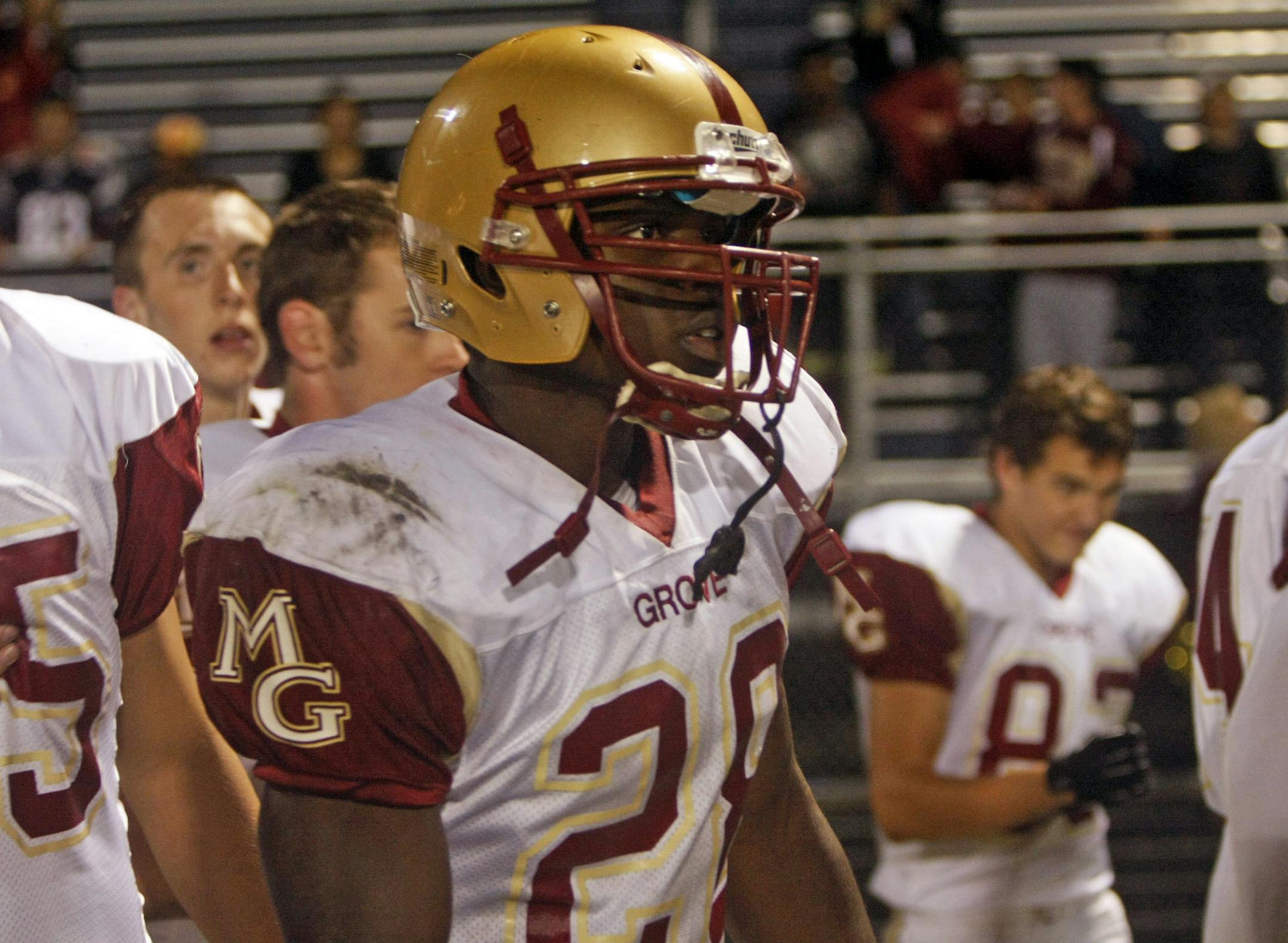 Maple Grove running back Tahi Nomane. ] Chris Kelleher, Special to the Star Tribune, 9/20/2013, Blaine, MN.