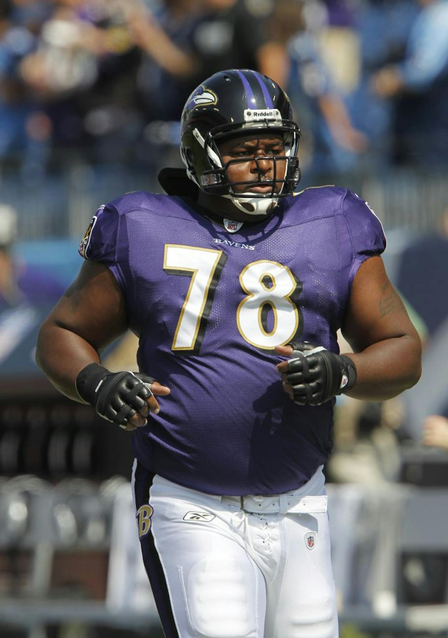 Baltimore Ravens tackle Bryant McKinnie