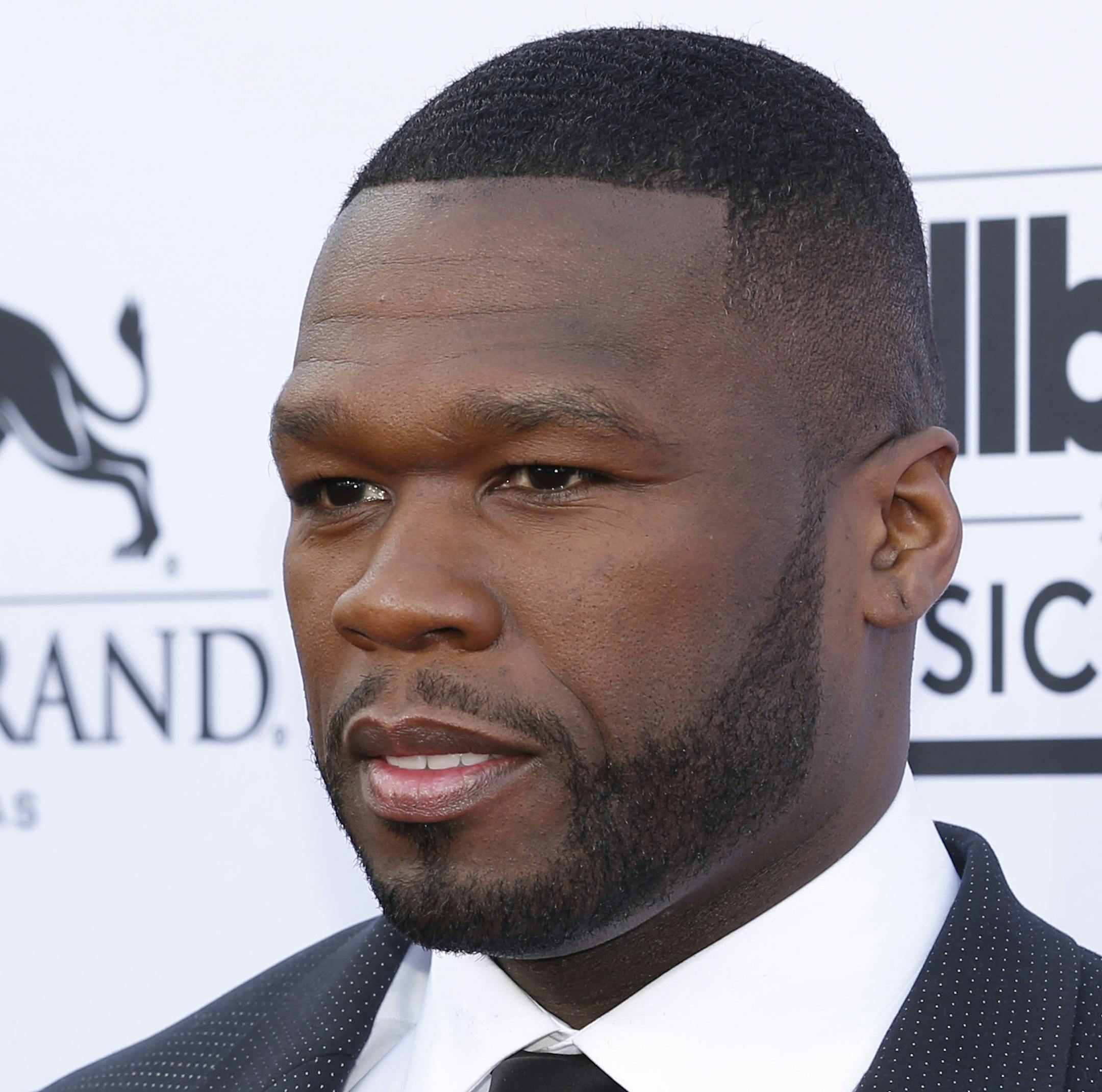 50 Cent arrives at the Billboard Music Awards at the MGM Grand Garden Arena on Sunday, May 17, 2015, in Las Vegas. (Photo by Eric Jamison/Invision/AP)