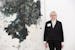 Joanne Von Blon in 2015 in front of one of the Joan Mitchell paintings she gave to the Walker Art Center.