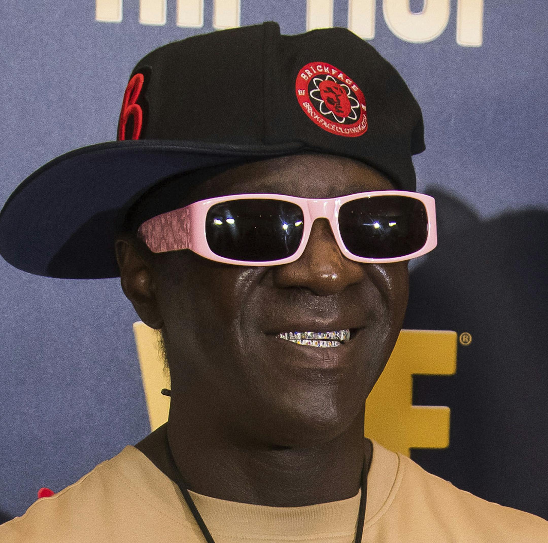 William Drayton Jr., left, Flavor Flav, Dazyna Drayton and H2Flee attend the premieres of We TV's "Growing Up Hip Hop: New York" and "Untold Stories of Hip Hop" at The Paley Center on Monday, Aug. 19, 2019, in New York. (Photo by Charles Sykes/Invision/AP)