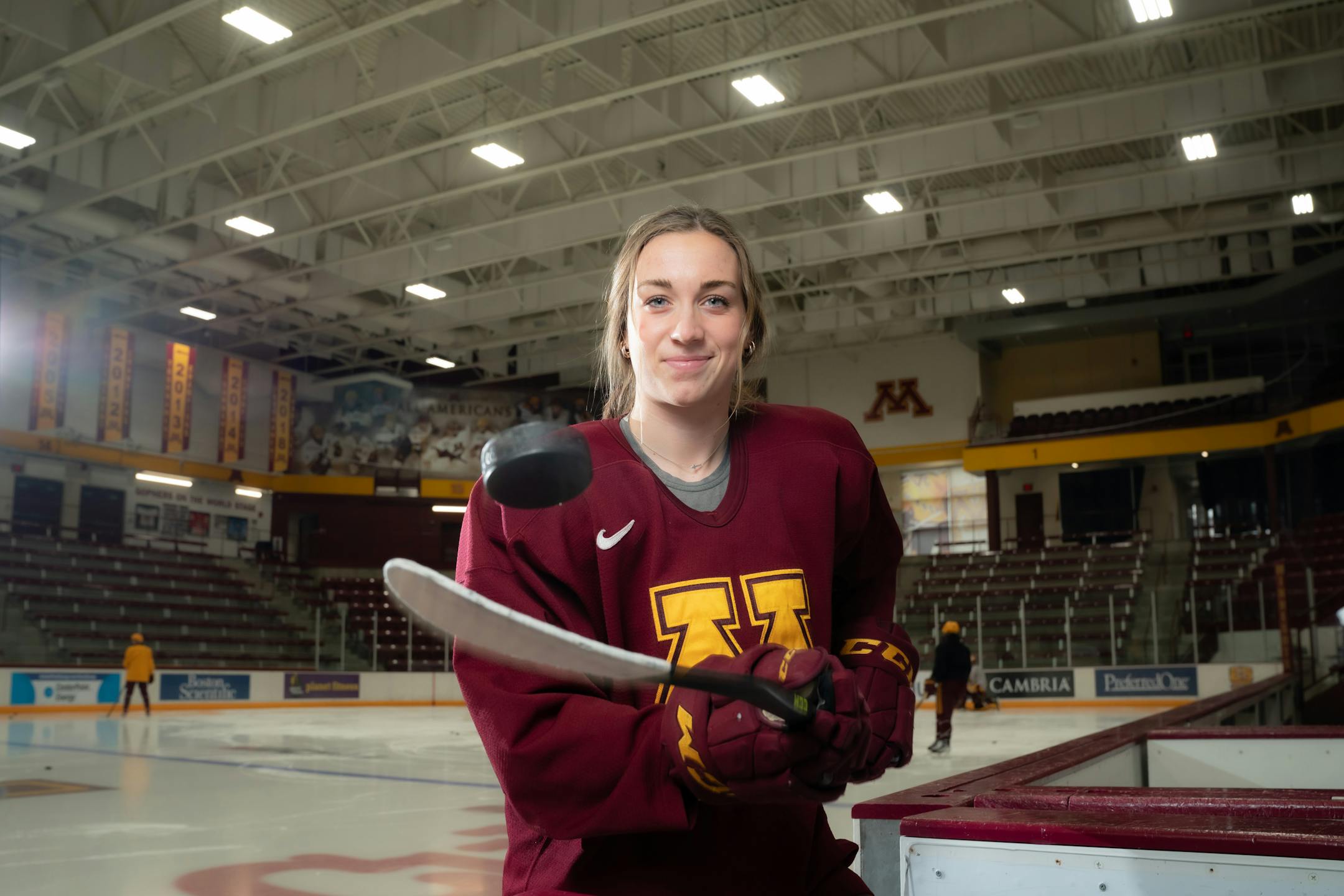 Gophers women's hockey star Taylor Heise, Tuesday, March 1, 2022 Minneapolis, Minn. Taylor Heise could win the Kazmaier Award, leading nation in scoring for No. 1 team. ] GLEN STUBBE • glen.stubbe@startribune.com