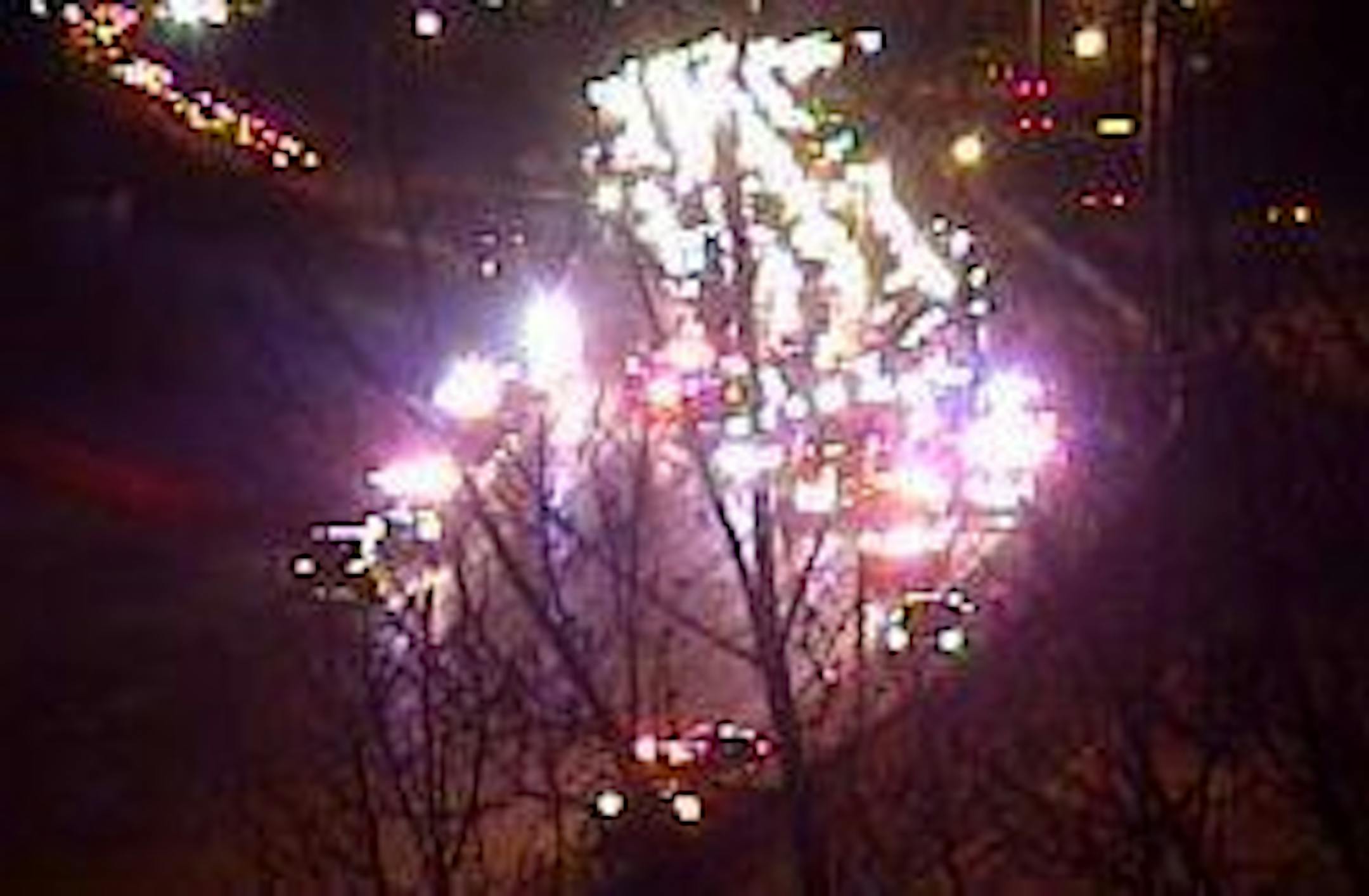 A MnDOT traffic camera showed the crash scene on Interstate 94 near 53rd Avenue N. on Friday night.