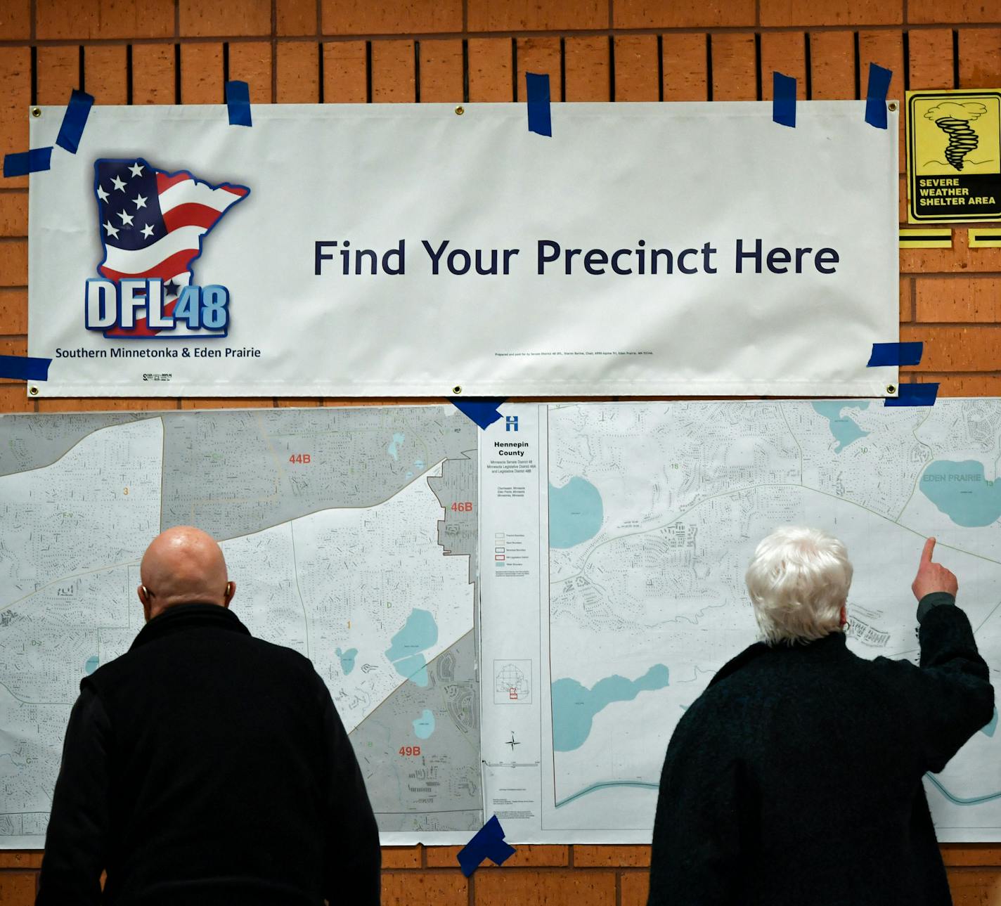 DFL voters looked for their precincts a the DFL caucus at Eden Prairie High School. ] GLEN STUBBE &#x2022; glen.stubbe@startribune.com Tuesday, February 6, 2018 Minnesotans meet for precinct caucuses Tuesday night, the official kick-off to political organizing around the 2018 campaign cycle. DFL and GOP caucus meetings Eden Prairie High School.