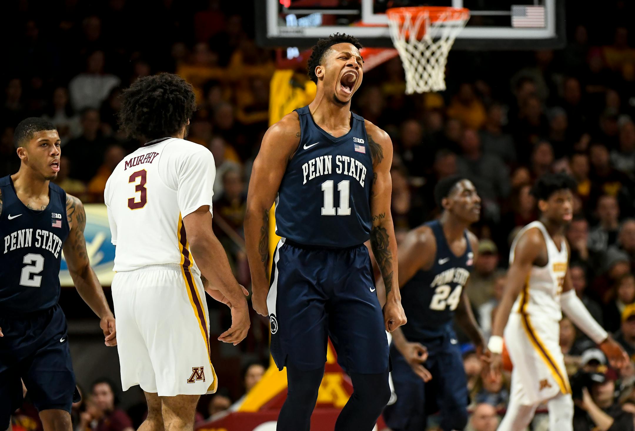 Penn State forward Lamar Stevens