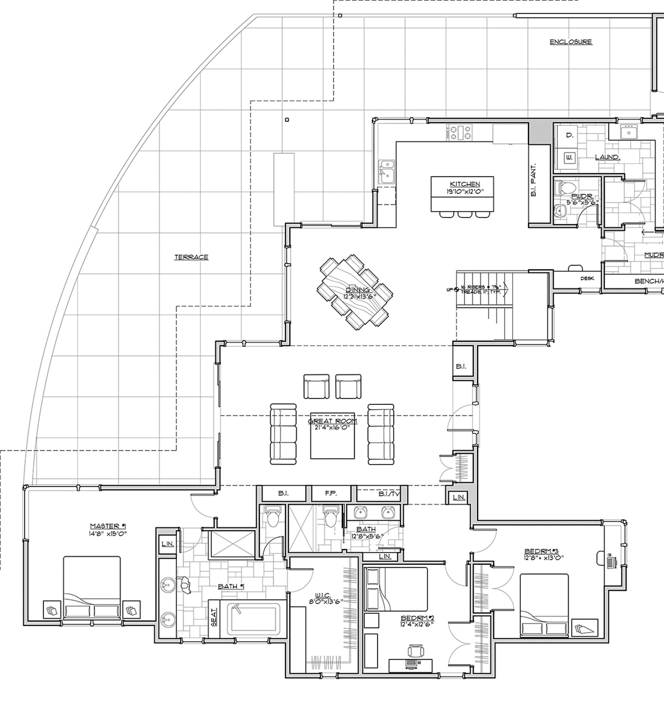 Home plan for 092516: Modern family functionality