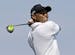 Tiger Woods hits on the fourth holeduring the second round of the PGA Championship golf tournament Friday, Aug. 14, 2015, at Whistling Straits in Have