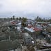 Homes lay in ruins after the passing of Hurricane Matthew in Les Cayes, Haiti, Thursday, Oct. 6, 2016. Two days after the storm rampaged across the co