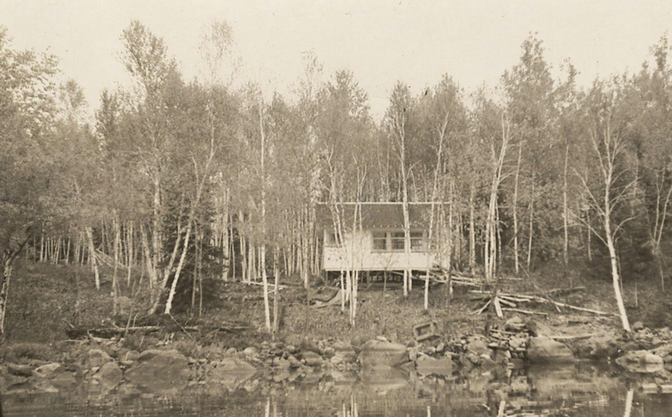 The former cabin owner's father built the place on Lake Vermilion. He used money after World War II to buy the land, which he said reminded him of Sweden.