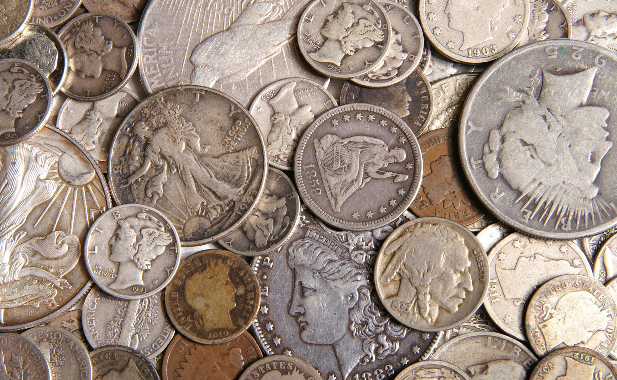 Antique coins. istock