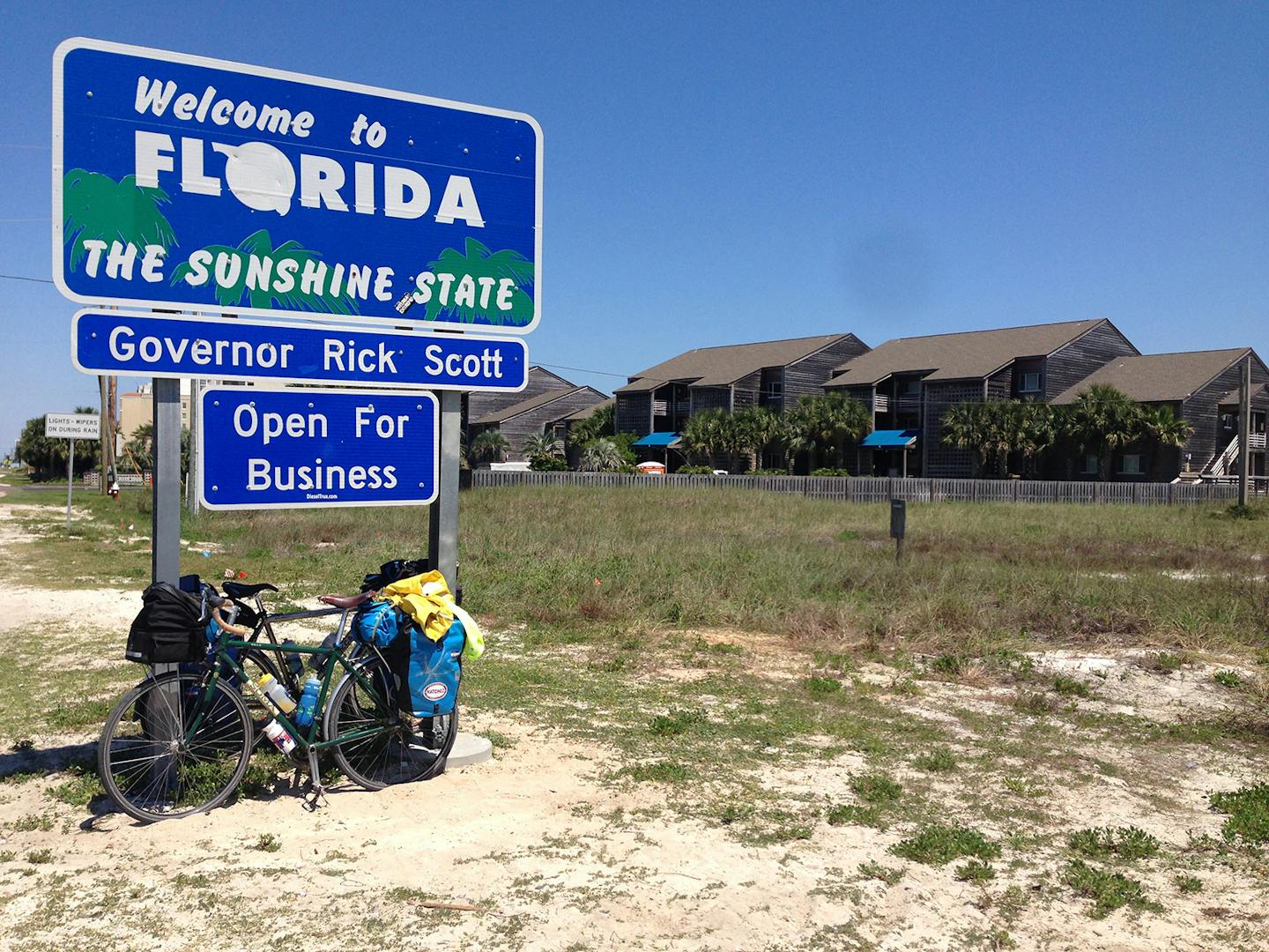 Pedaling America ... Hitting the Sunshine State.