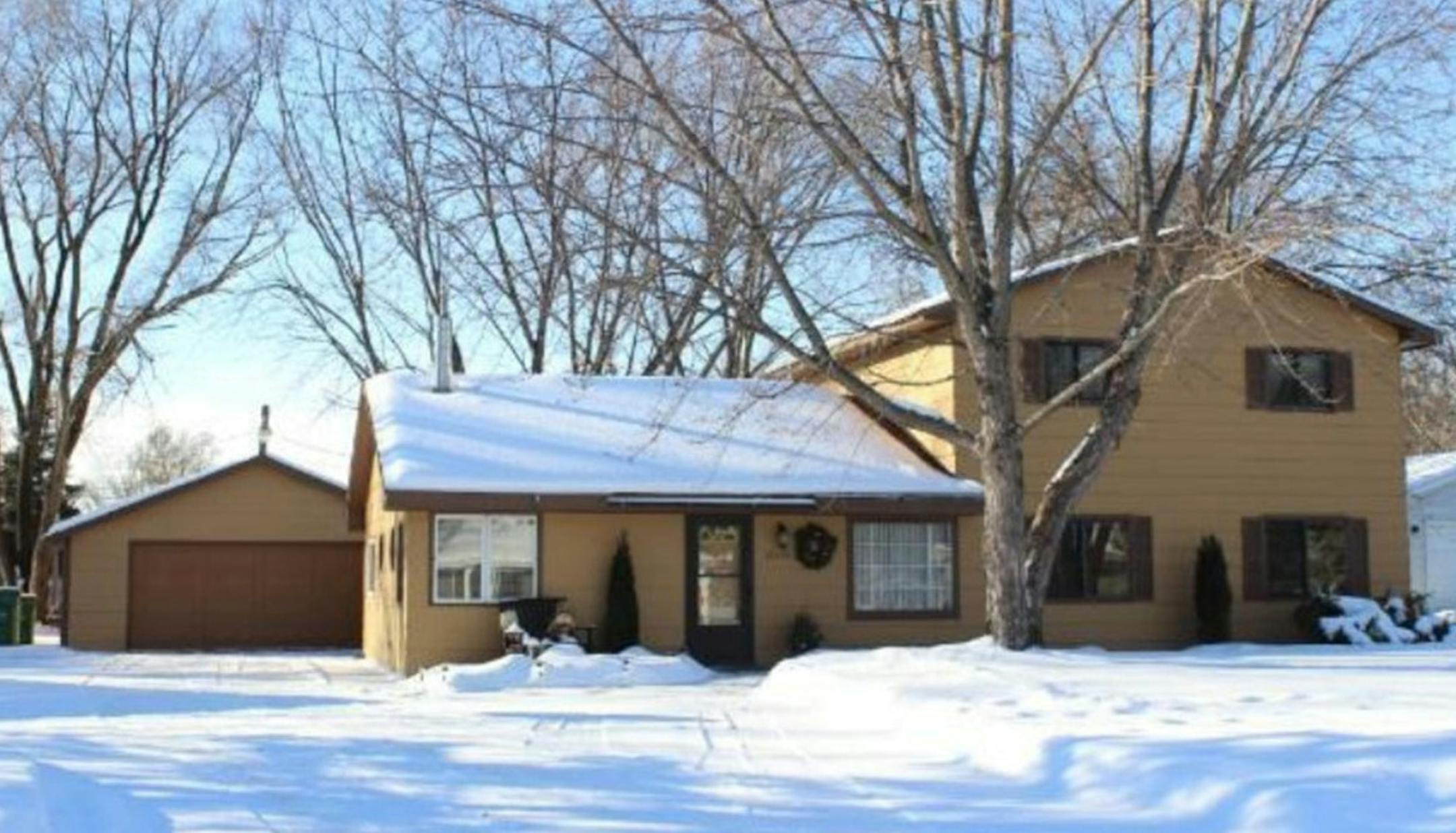 ... Coon Rapids
Built in 1957, this four-bedroom, two-bath house has 1,872 square feet and feautres, all living facilities on one level, vaulted ceilings, fireplace, remodeled kitchen, patio, pond, waterfall, fire pit and detached two-car garage. Listed by Chris Fellerman, Keller Williams Integrity, 612-221-7138.