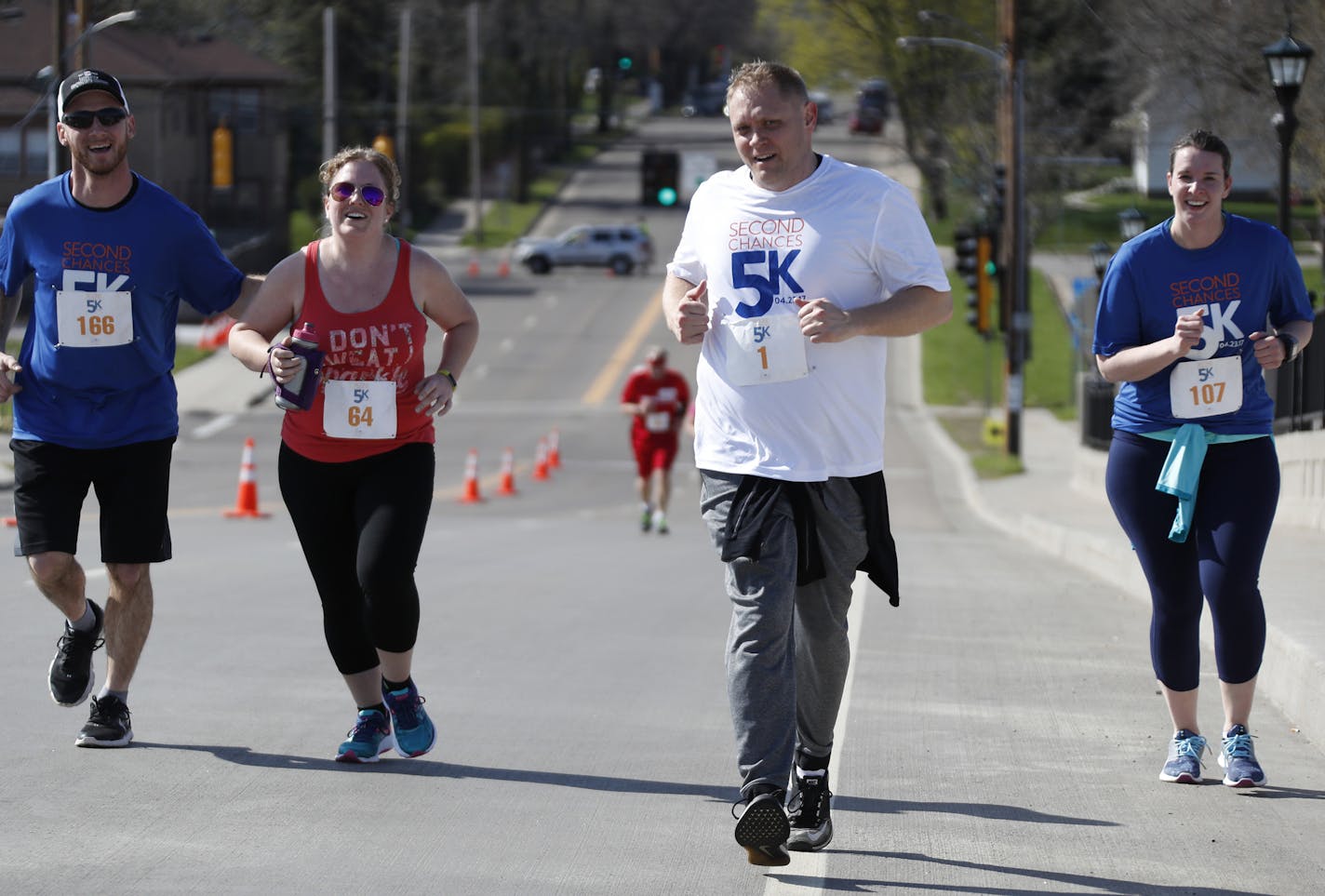 Brady Irons, who spent years imprisoned in Minnesota for drug charges, was among those running a 5k Sunday in St. Paul to highlight the challenges of returning to society. Inmates in Lino Lakes, Stillwater and Shakopee took part on their prison grounds.