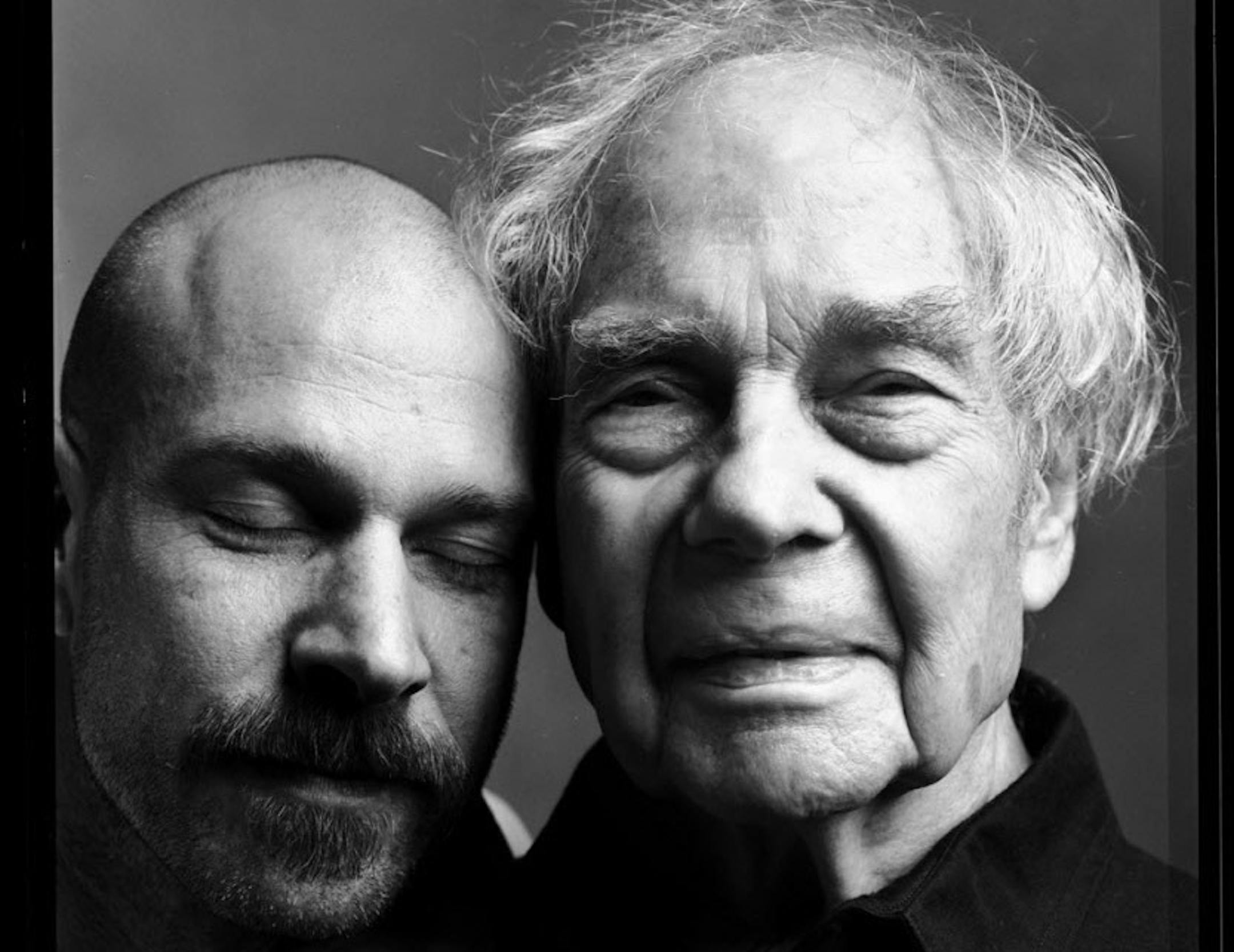 Trevor Carlson and Merce Cunningham.