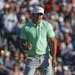 Brooks Koepka celebrates after the fourth round of the U.S. Open golf tournament Sunday, June 18, 2017, at Erin Hills in Erin, Wis. (AP Photo/Chris Ca