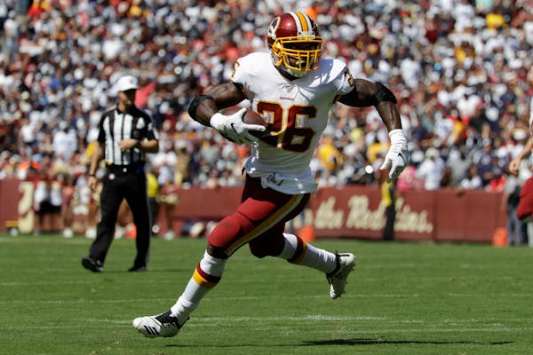 Adrian Peterson at age 34 still is productive, gaining 307 yards rushing in 83 attempts for a 3.7yard average.