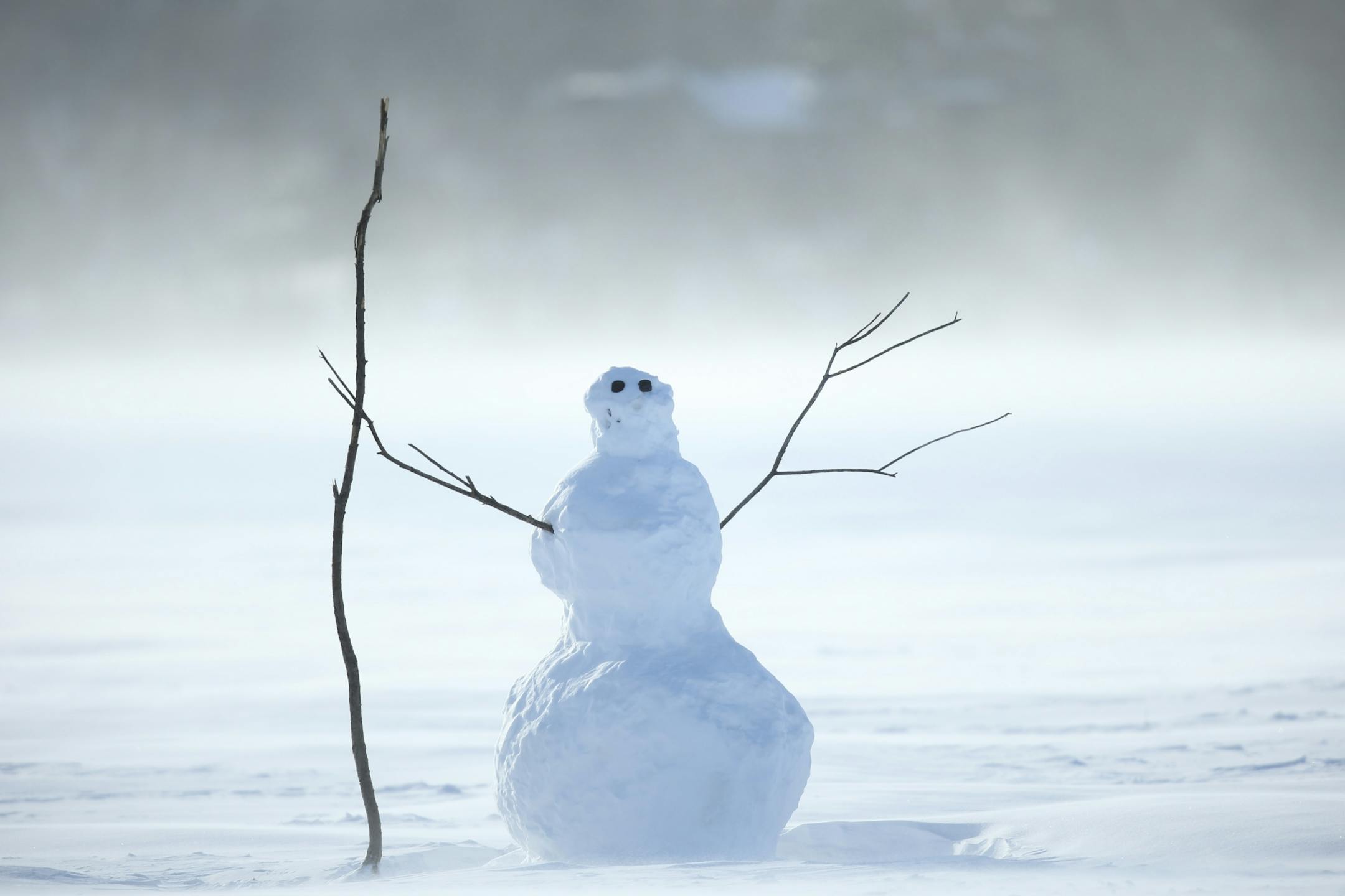 High winds and low temperatures and blowing snow made outdoor activities dangerous for the unprepared Sunday, January 26, 2014.