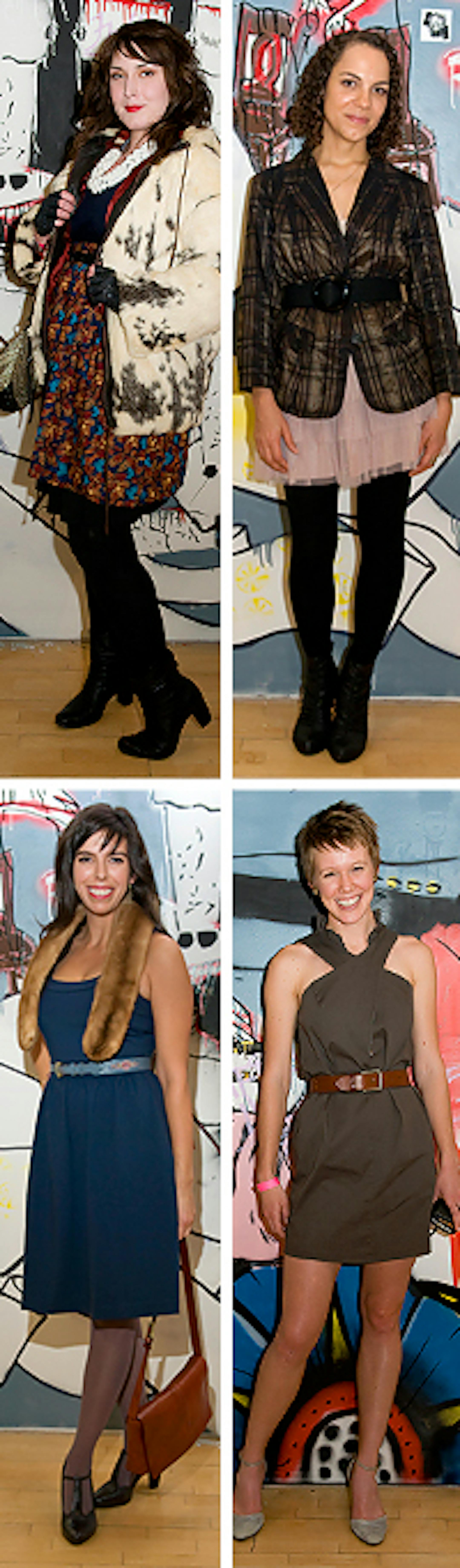 Clockwise from top - Molly Roark, Kim Huston, Claire Bootsma, Annie D'Souza