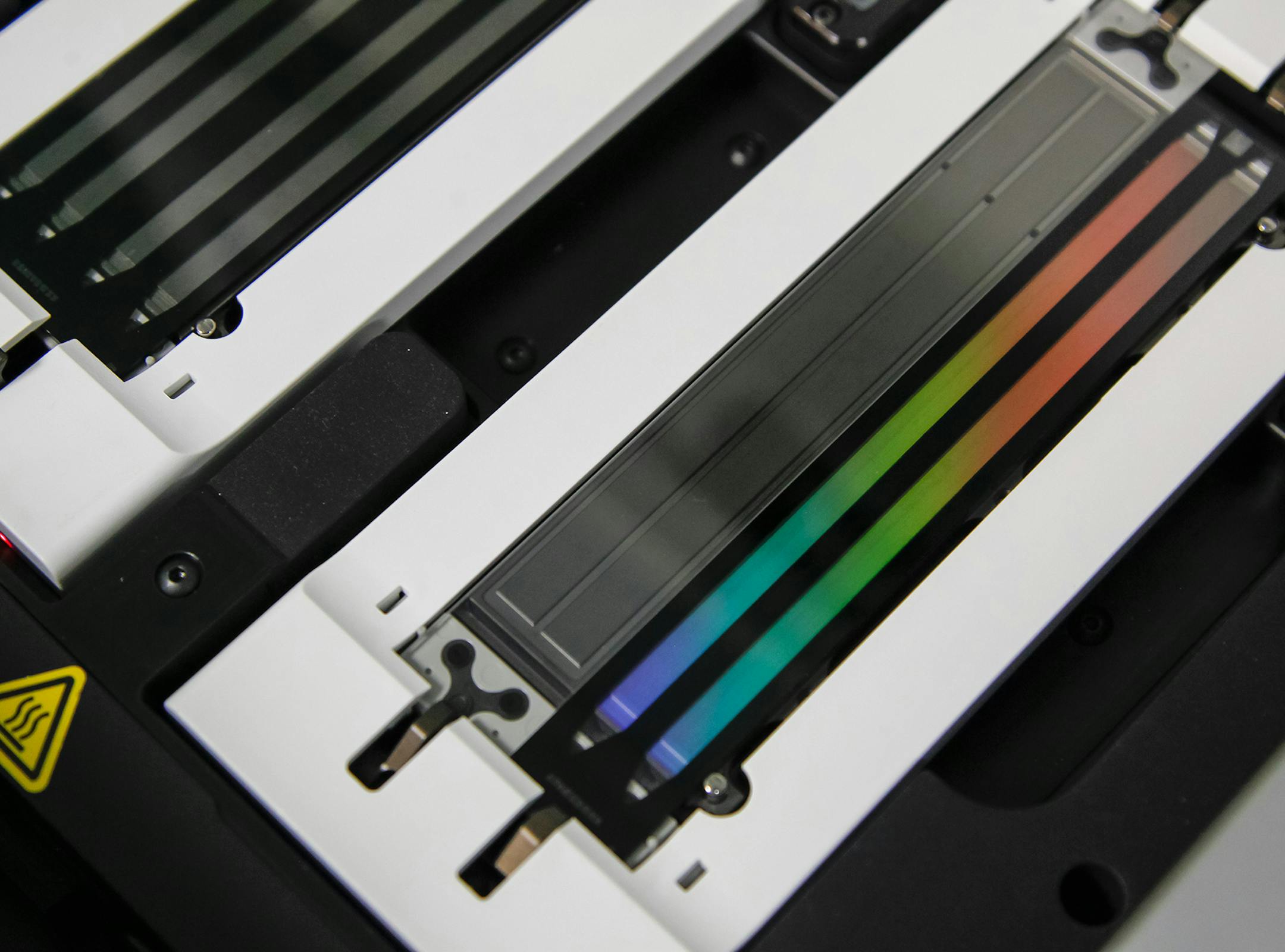 Flow Cells being used at Rady Children's Institute for Genomic Medicine on February 9, 2018, in San Diego. (Eduardo Contreras/San Diego Union-Tribune/TNS)