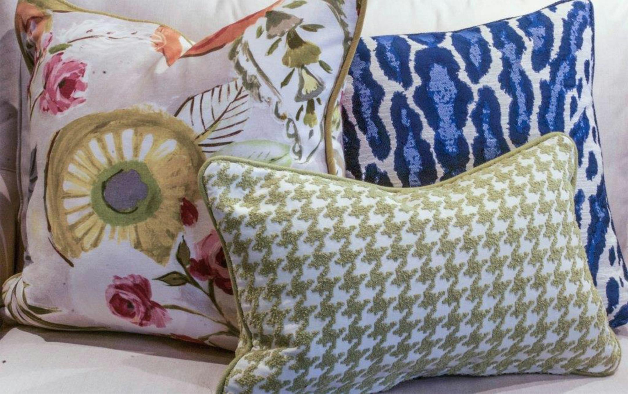 Consider adding pillows in remade timeless patterns. (Handout/TNS) ORG XMIT: 1197594