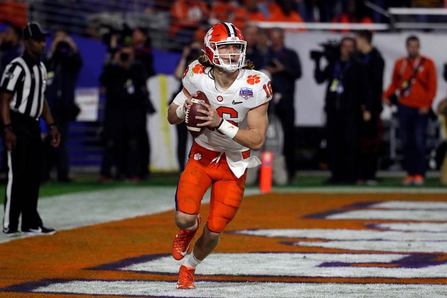 Clemson quarterback Trevor Lawrence