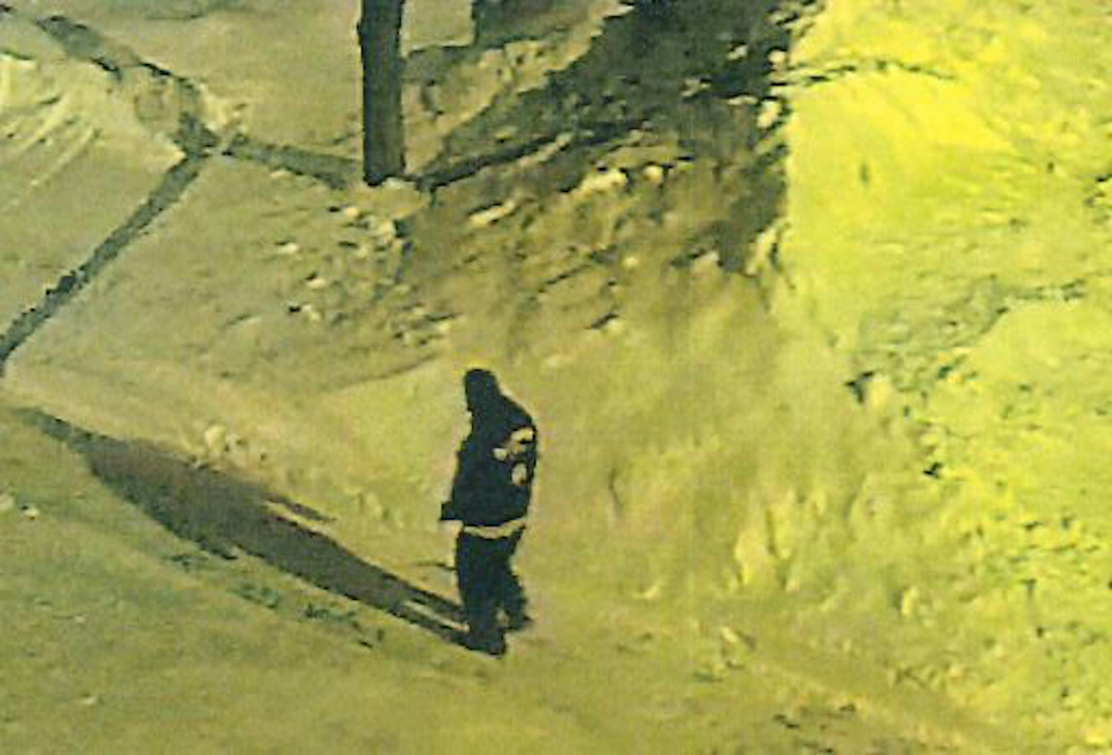 Police say this man, walking near the North High School Polar Arena, confronted women in their cars in two incidents intent on raping them.