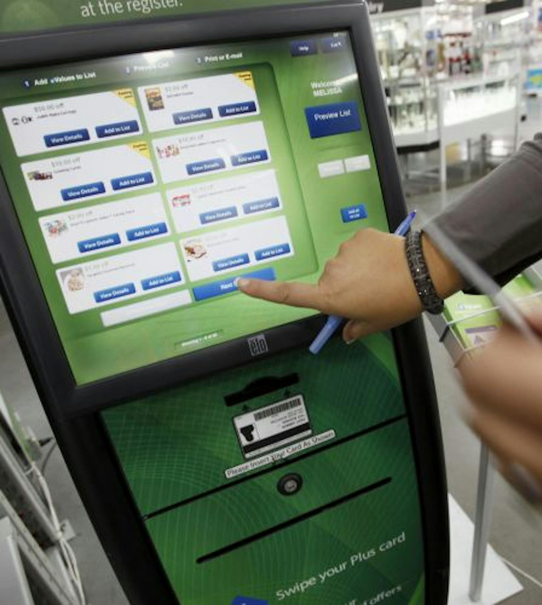 Minneapolis-based retailer Fair Isaac is helping retailers determine what customers want to buy using the same behind-the-scenes mathematical forumlas that drive the software company's flagship credit scoring product, the FICO score.FICO describes its Retail Action Manager 2.0 as a "decision management system that helps you deliver the right message to the right customer at the right time." Sam's Club was FICO's first client for this tool. In this photo:] Sam's Club manager Melissa Keller demon