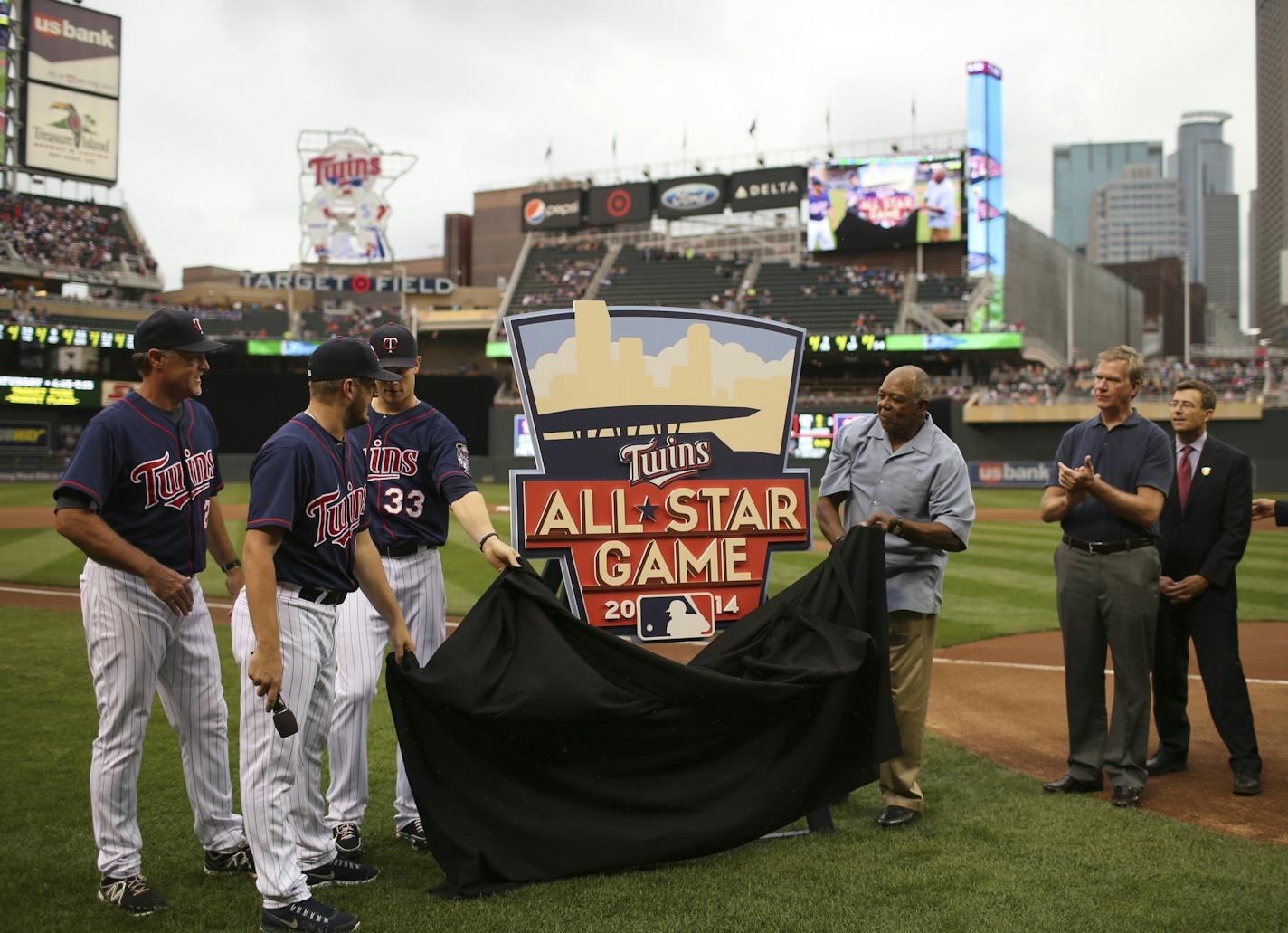 The 2014 baseball All-Star Game will be played at Target Field in Juily, kicking off another run of high-profile sporting events in the Twin Cities.